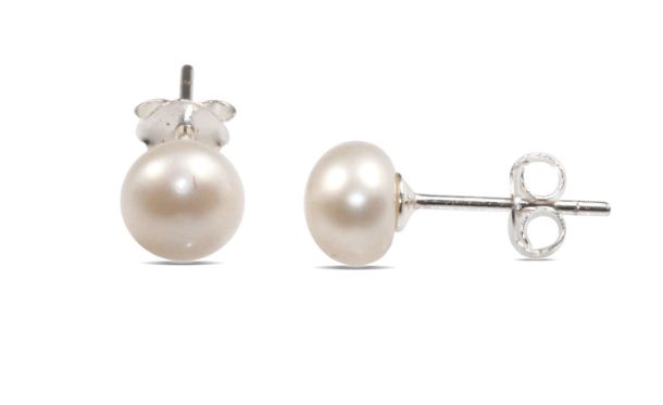 MCJ EARRINGS S/S F/W PEARL 6mm STD