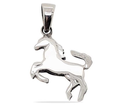 MCJ PENDANT S/S SOLID HORSE