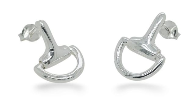 MCJ EARRINGS S/S HORSE BIT STUD