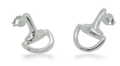 MCJ EARRINGS S/S HORSE BIT STUD
