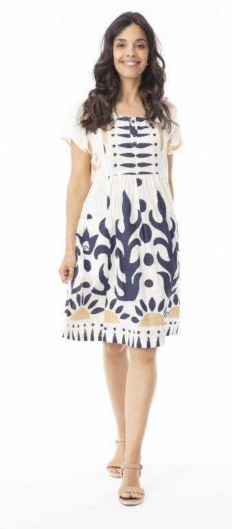 Nazca Dress Pockets, Size: 8