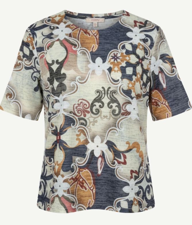 Marrakech Viscose Burnout Jersey Top