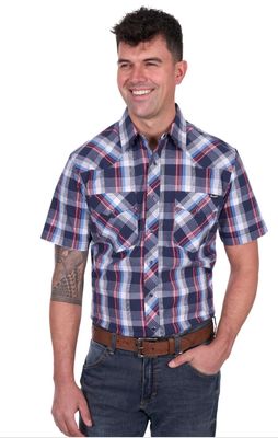 MEN’S PHILLIP CHECK  S/S SHIRT
