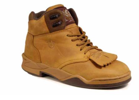 Roper Womens Horseshoe Kiltie Amber Boots