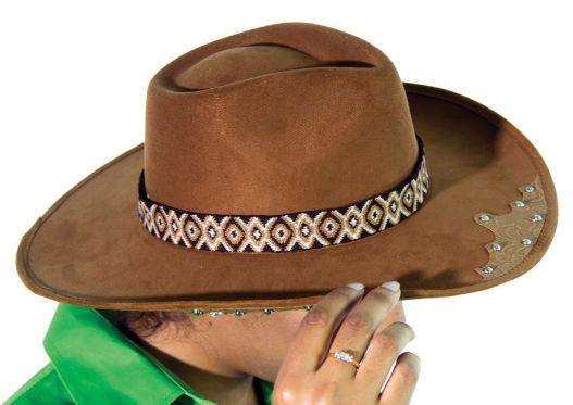 Brown Aztec Hat Bands