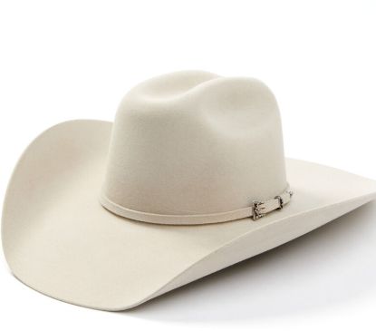 Serratelli Cody Silver Belly 4X Fur Felt Hat, Size: 52