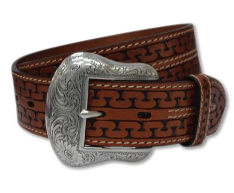 Twisted X Mens Cognac Belt
