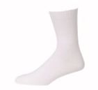 Permapleat White Socks 8 to 11 3pk