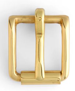 3/4"/19mm Brass Half Roller Harness Buckle