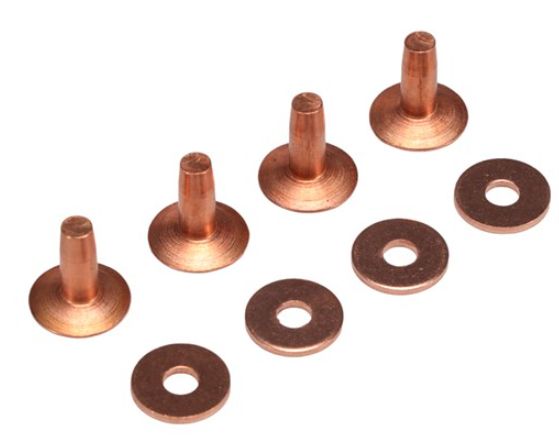 Copper Rivets 8G13, Size: 13mm