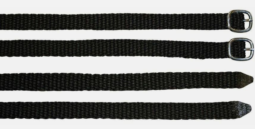 Black Nylon Spur Strap 45cm
