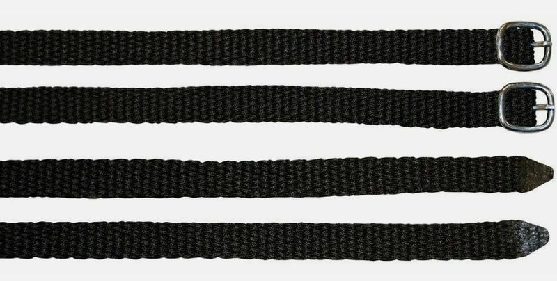 Black Nylon Spur Strap 45cm