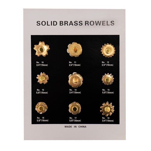 Spur Rowels  Brass Small