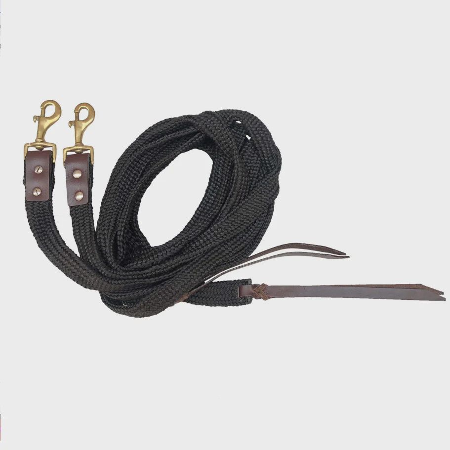 Flat Poly Roper Reins 5/8 x 8ft