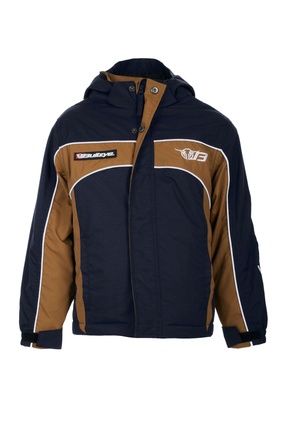 Boys Bazooka Navy/Tan Jacket, Size: 10