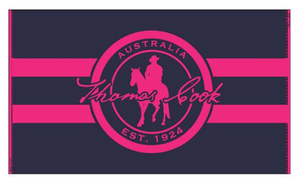 Thomas Cook Logo Towel, Colour: Navy/Pink