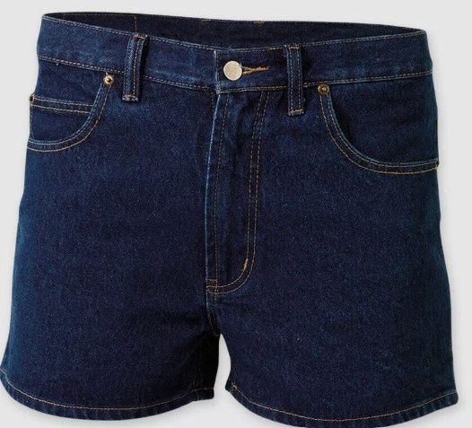 Denim Mens Shorts 4Inch Leg, Size: 36