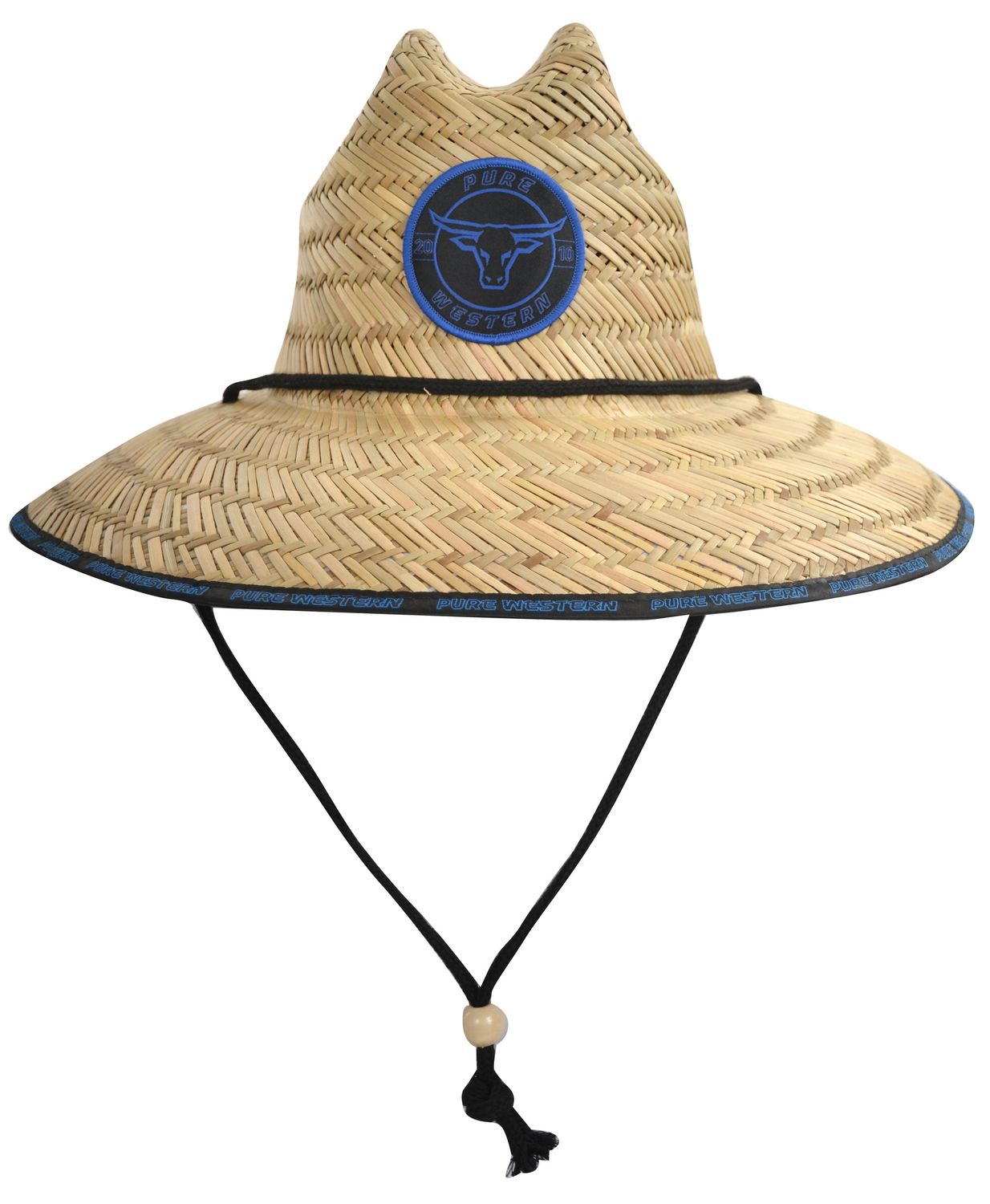 Pure Western Straw Hat Kids, Colour: Blue