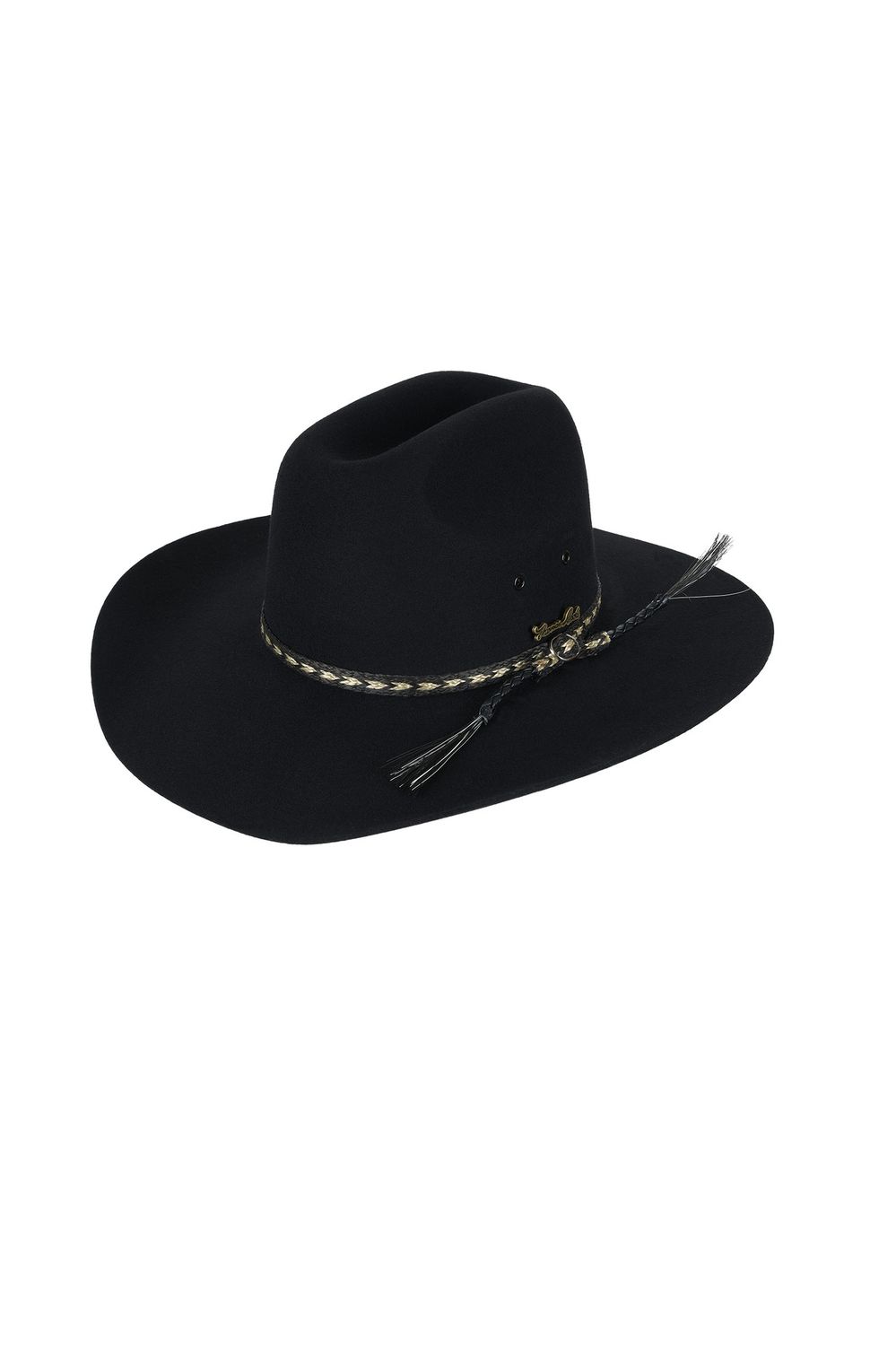 Thomas Cook Black Station Wool Felt Hat, Size: 52