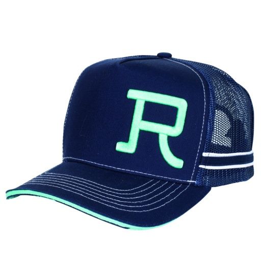 ROPER CAP - TRUCKER Navy/Turquoise