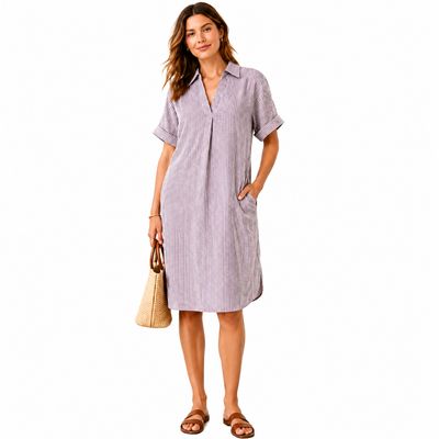 Linen Striped Dress