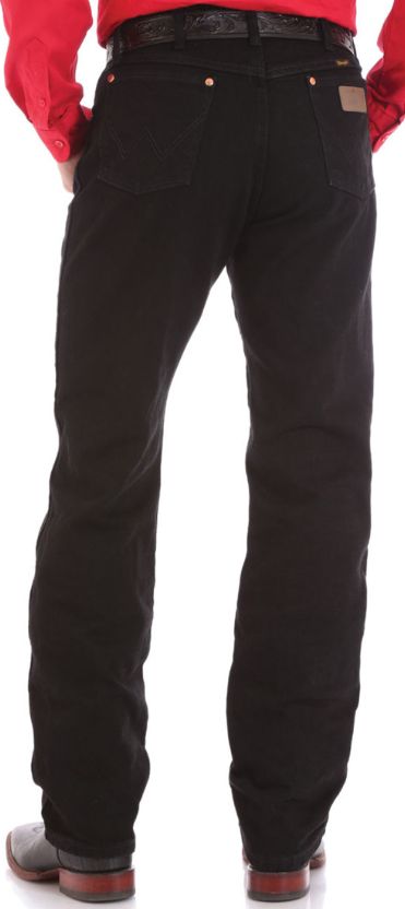 COWBOY CUT ORIGINAL FIT JEAN - SHADOW BLACK, Leg: 36, Size: 35