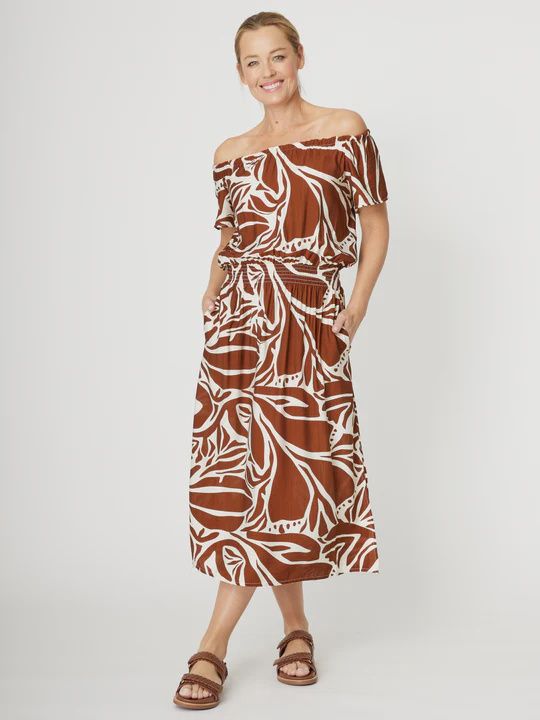 Shirred Waist Dress