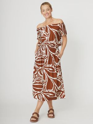 Shirred Waist Dress