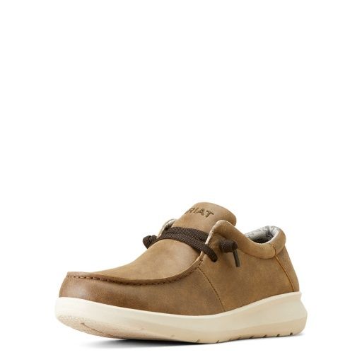 MEN'S HILO STRETCH LACE, Colour: BROWN BOMBER, Size: 11.5EE