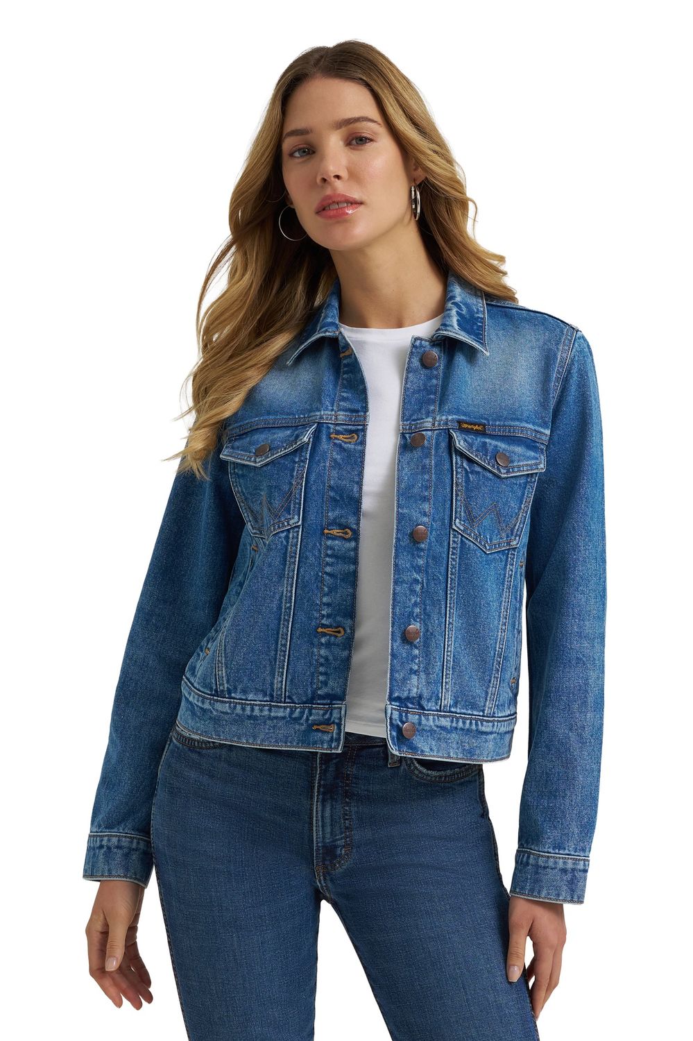 Wrangler Wmns Classic Denim Jackets, Size: Sm