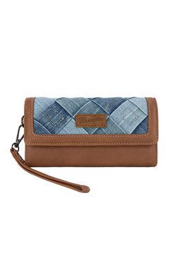 DENIM PATCHWORK WALLET