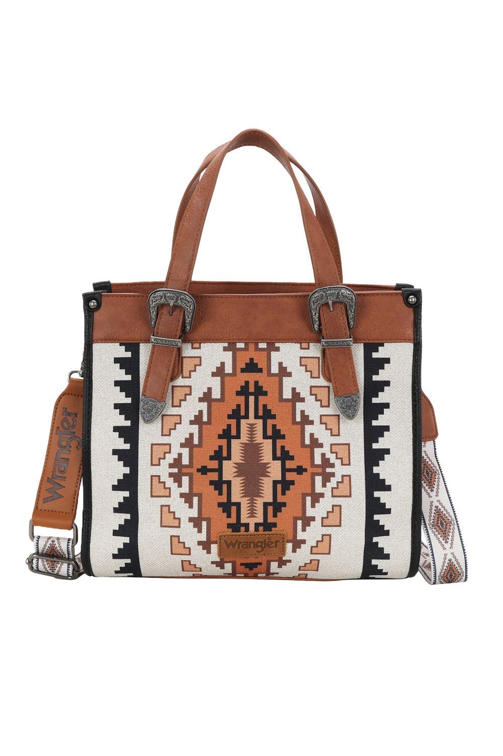 LUCIA BUCKLE HANDLE BAG, Colour: Tan