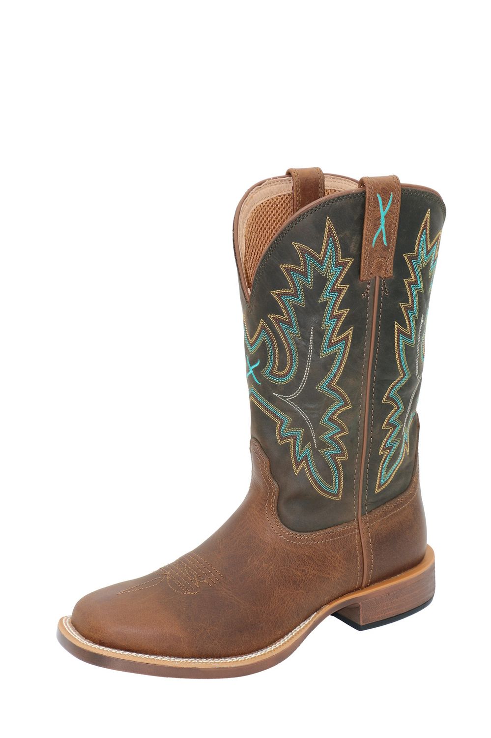 Mens 12" Top Hand Boot Coffee/Forest, Size: 8