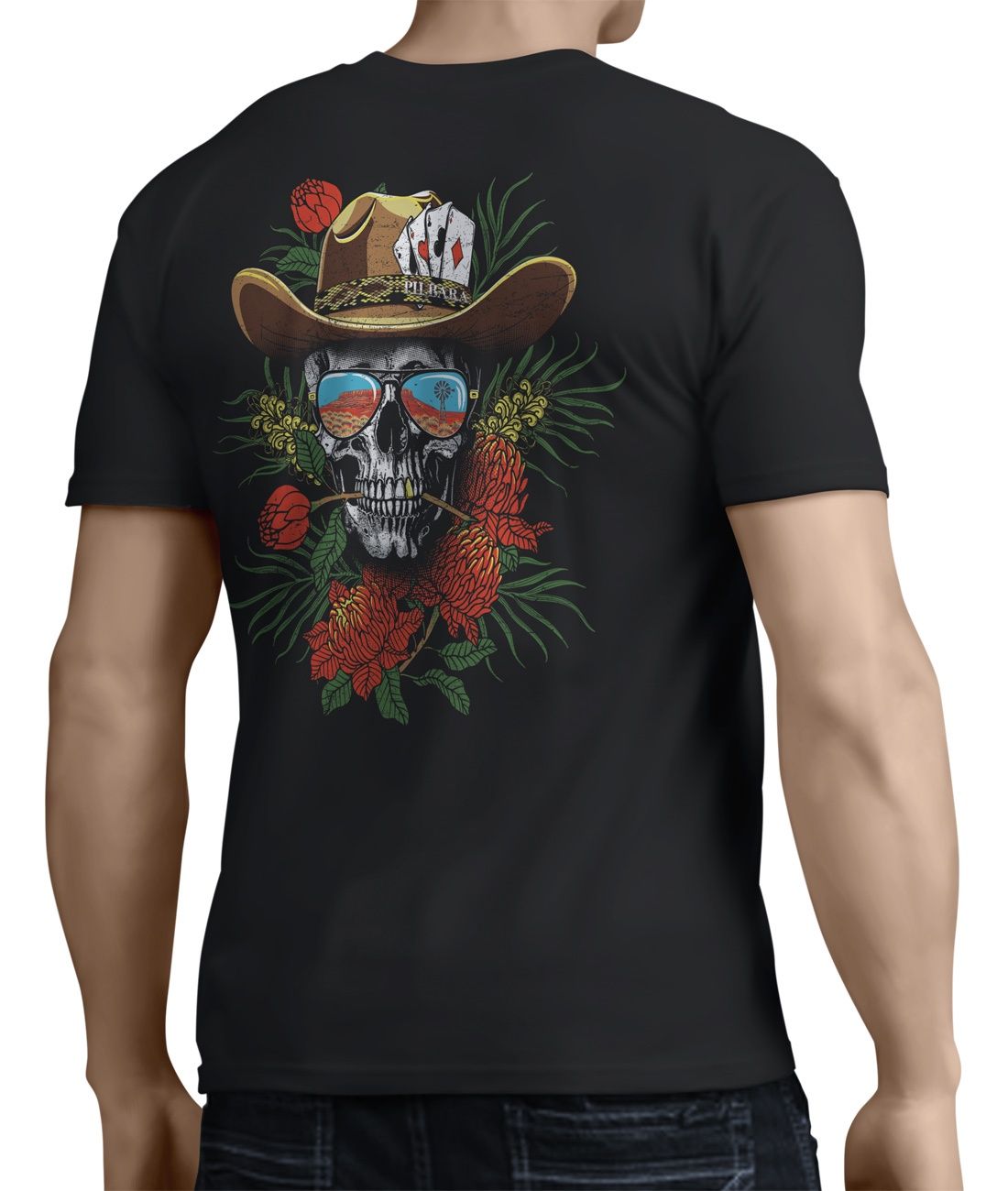 Kid's Pilbara Waratah Skull T-Shirt