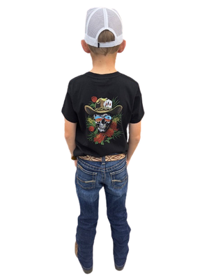 Kid's Pilbara Waratah Skull T-Shirt