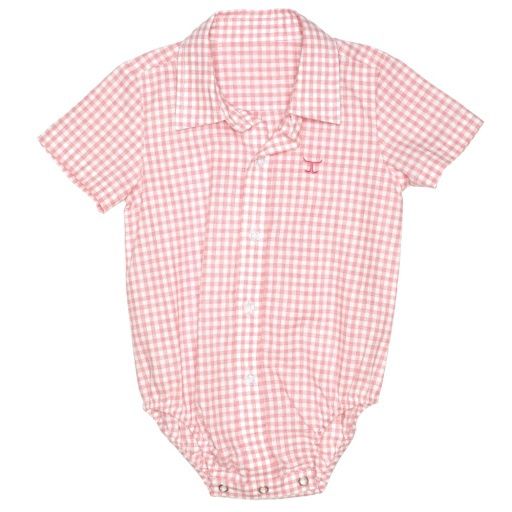 INFANT'S FRANKIE SHORT SLEEVE FULL BUTTON JUMPSUIT
