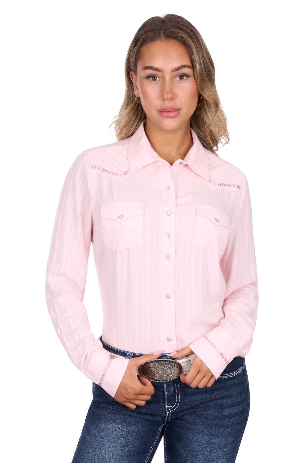 Women’s Evelyn Western  Long Sleeve Shirt