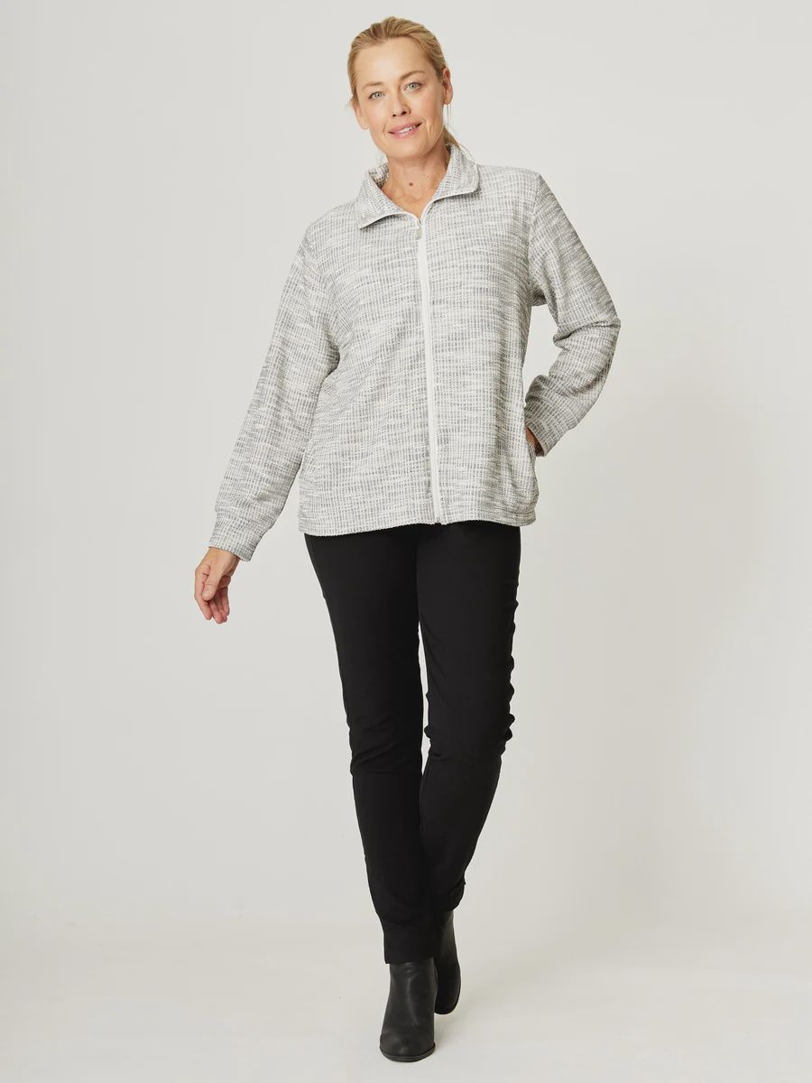Bubble Pop Zip Jacket, Colour: Black, Size: 8