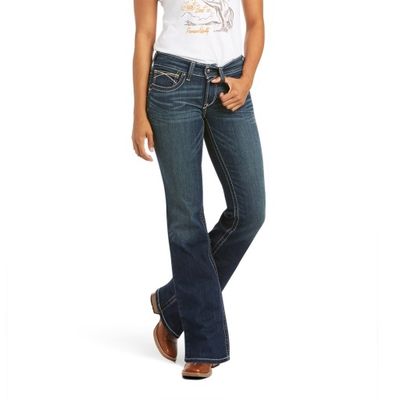 R.E.A.L. MID RISE STRETCH WHIPSTITCH BOOT CUT