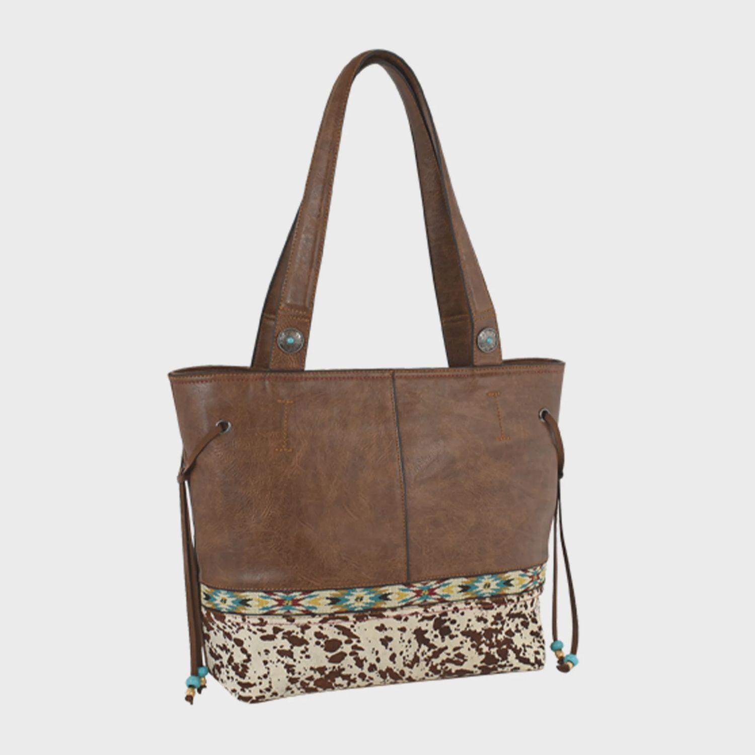 Justin Tote Painted Pony Hair-On Hide