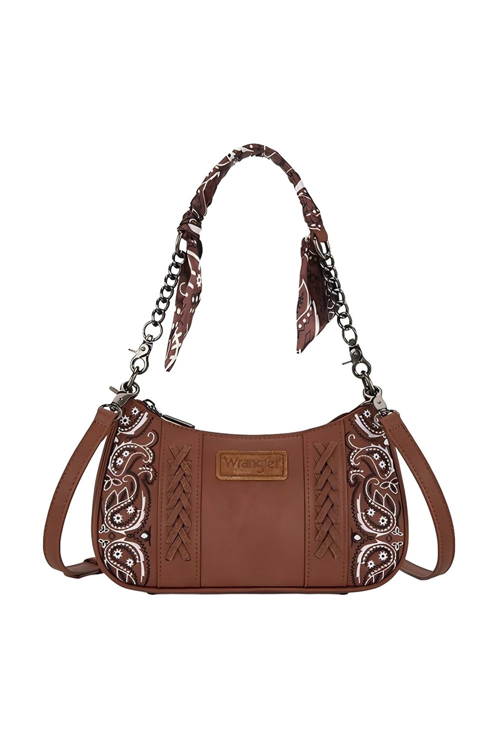 PAISLEY SHOULDER BAG, Colour: Tan