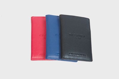 Genuine Leather RFID Protected Passport holder and Travel Wallet 1737