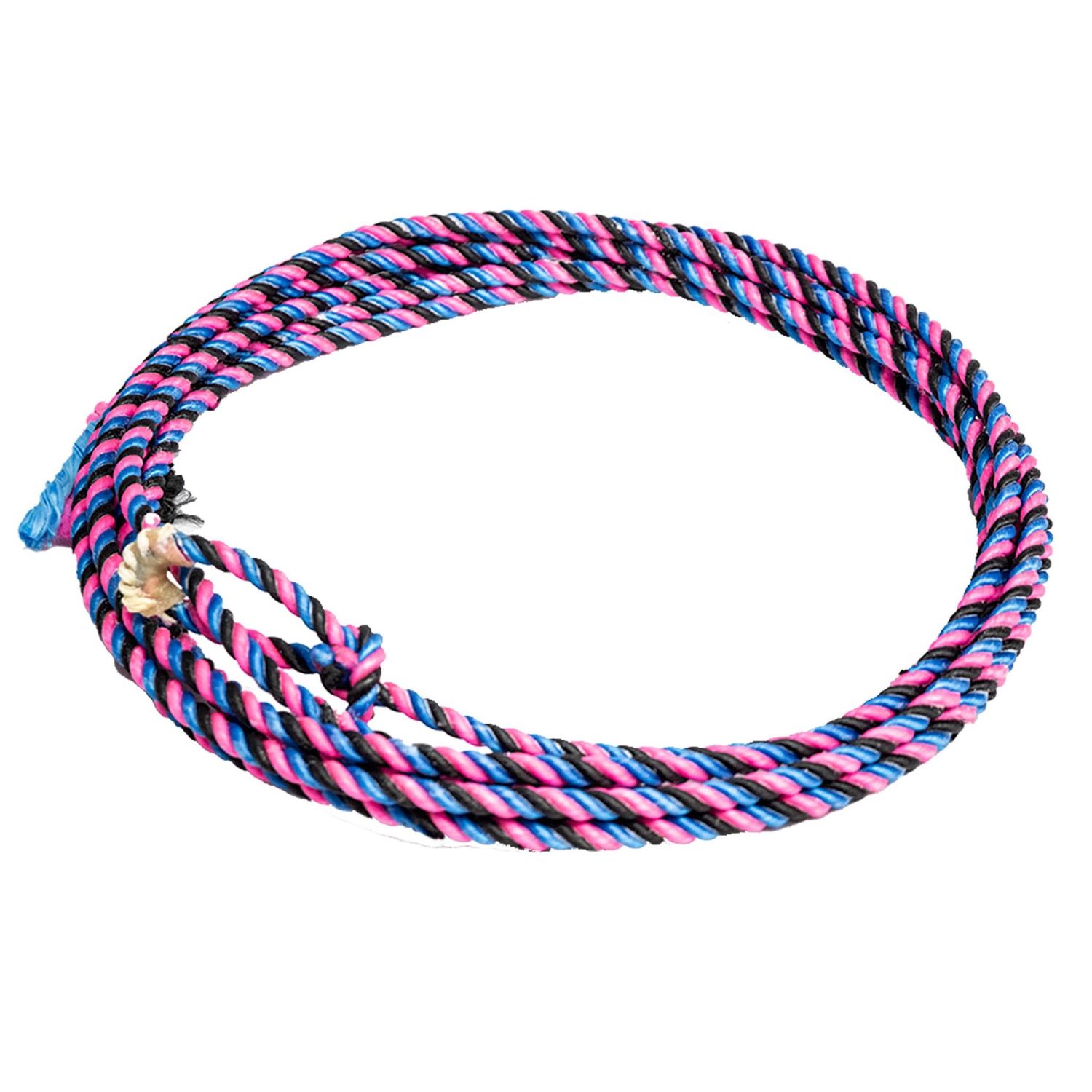 Ezy Ride Little Looper 5/16" 20' Kids Rope, Colour: BK/TURQ/PK