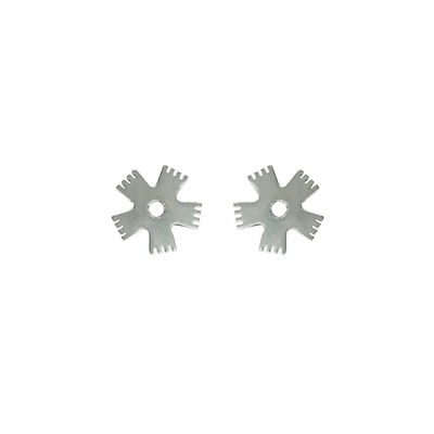 Ezy Ride Stainless Steel 5pt Bull Rowel,
