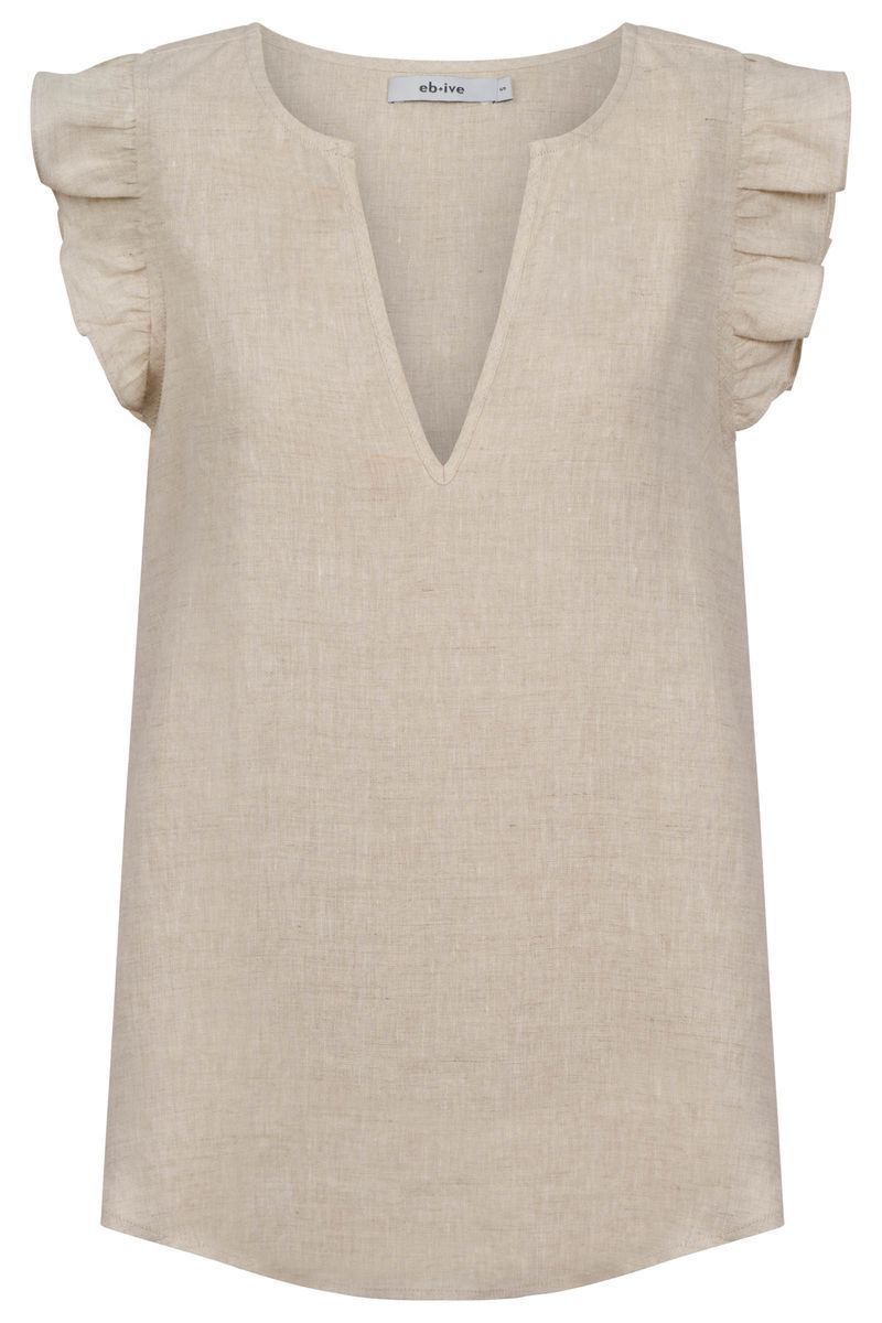 Studio Frill Tank, Colour: Tusk, Size: XS