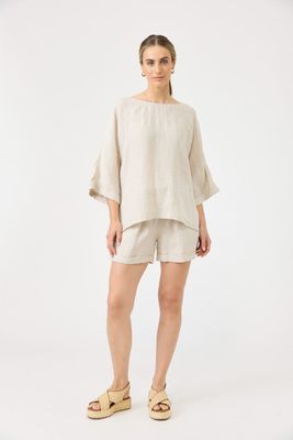 Studio Relaxed Linen Top