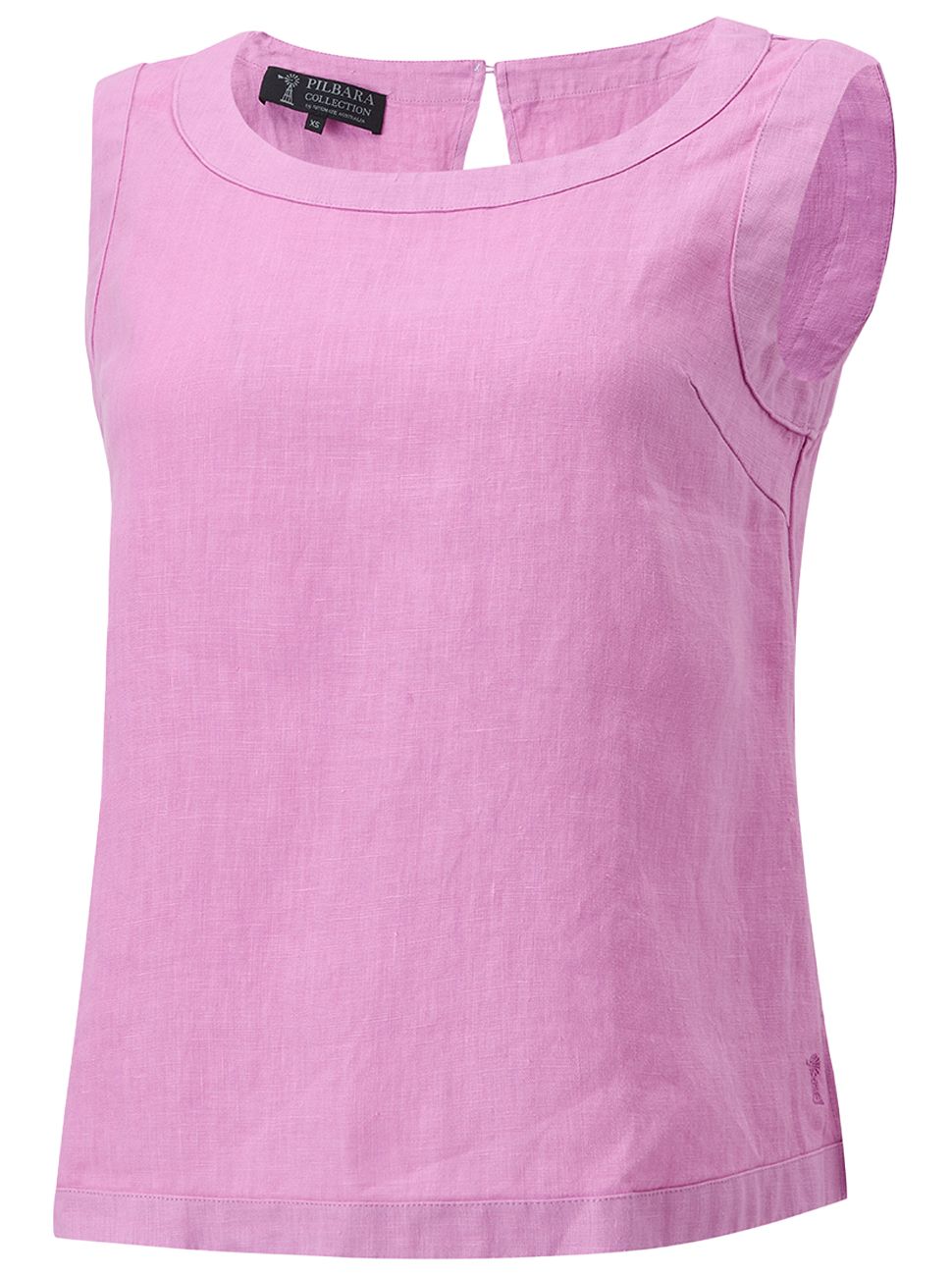 Gabriella Linen Singlet, Colour: Crocus, Size: S