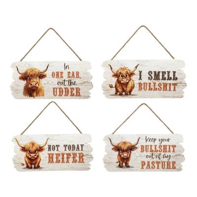 Highland Cow Plaque