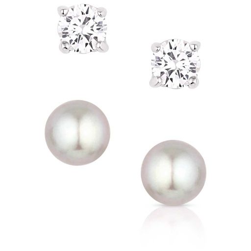 PEARL HARMONY EARRING SET