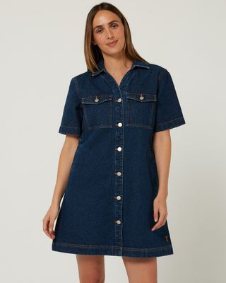 Josie S/S Denim Dress